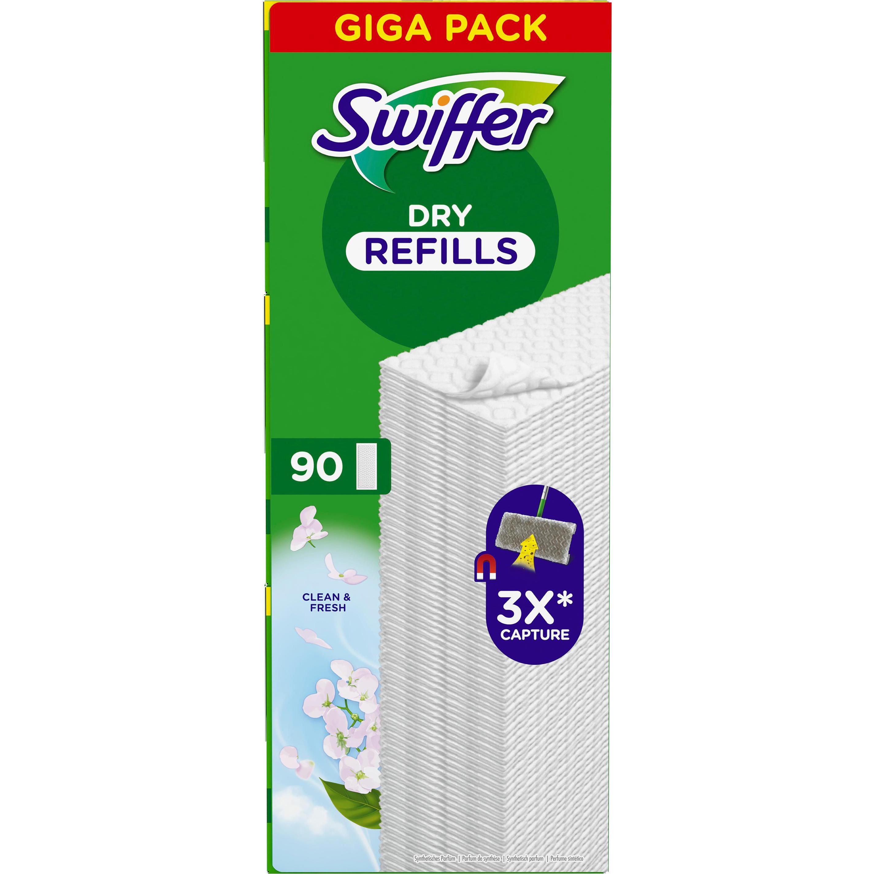 Thumbnail - Swiffer Bodenwischer Dry Nachfülltücher 90 Stück, Reinigungsutensil
