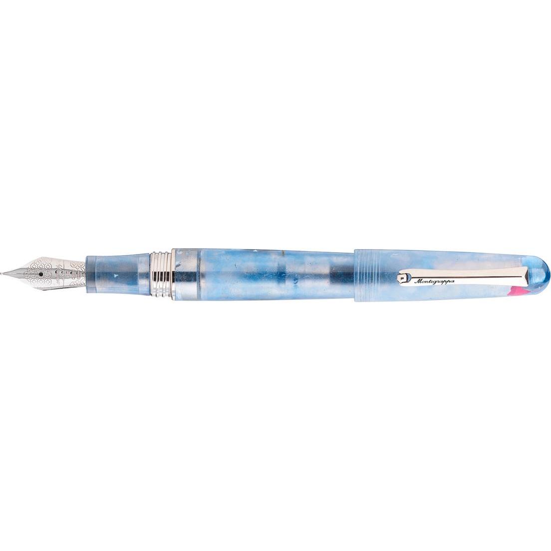 Montegrappa, Penne, Penna Stilografica Iseer3id mg, Elmo Ambiente, Oceano, Pennino M (Oceano)