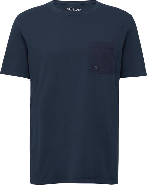 Produktbild S.Oliver T-Shirt T-Shirt mit Brusttasche und Garment Dye (S)