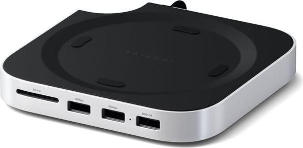 Satechi Mac Mini M4 Stand & Hub with SSD Enclosure (USB-C, 5 Ports)