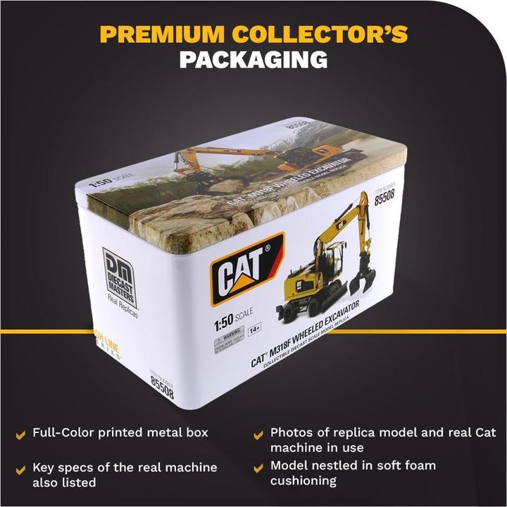 Image du produit Diecast Masters Excavatrice sur roues CAT M318F
