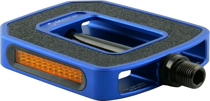 Produktbild By.schulz Pedale 9/16" M-Line VIEW Urban - Pedale ALU Format: 102x90mm Reflektor BLAU