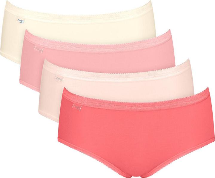 Coral red, light pink, Mother-of-pearl colours, Rose