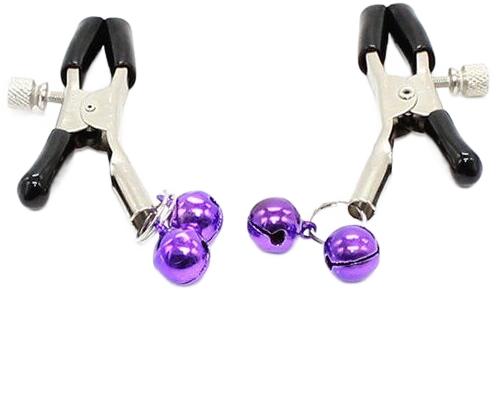 Immagine prodotto Ohmama Pinze Per Capezzoli Fetish A Doppia Campana - Viola