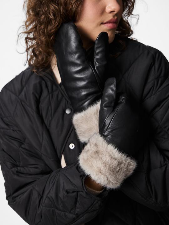 Produktbild Pieces PCJUTLANDIA Lederhandschuhe (M)