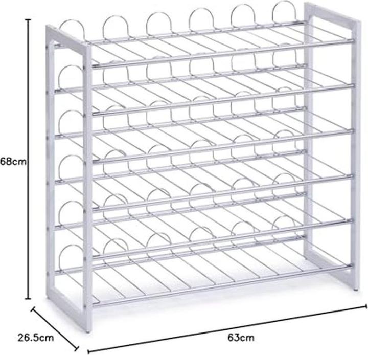 Produktbild Zeller Present Whitney (stapelbar, 36 Flaschen) (68 x 26.5 x 63 cm, 36 Fl.)