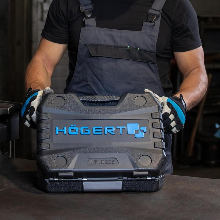Actual product image Högert Comprehensive 85-Piece Socket and Bit Set with Ratchets and Wrenches