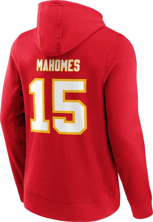 Immagine prodotto Fanatics Felpa con cappuccio grafica Kansas City Chiefs Mahomes 15 M (M)