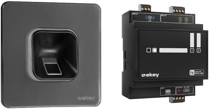 Image du produit Ekey 203704 Système d'accès par empreintes digitales encastré, rail DIN IP54 (Empreinte digitale)