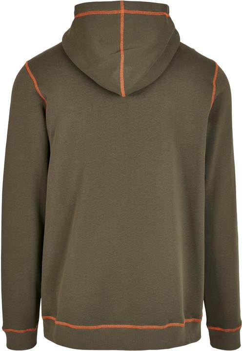 Produktbild Urban Classics Organic Contrast Flatlock Stitched Zip Hoody (S)