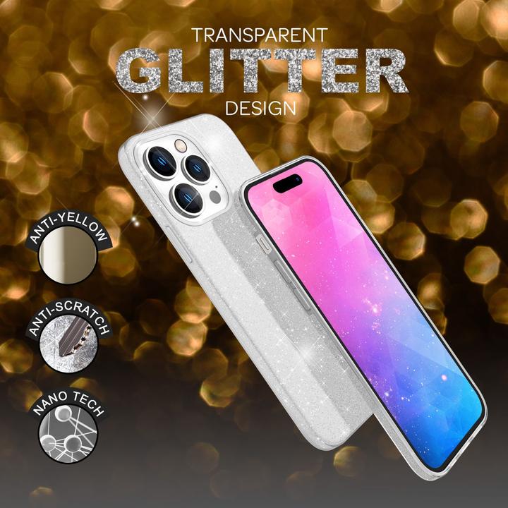 Actual product image Nalia Glitter cover (Apple iPhone 14 Pro Max)