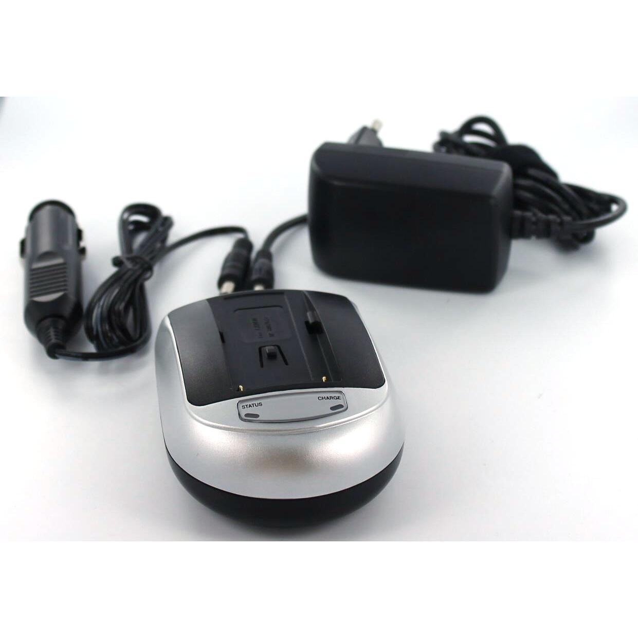 AGI Ladegerät kompatibel mit Canon MV20 (Ladegerät), Kamera Stromversorgung, Silber