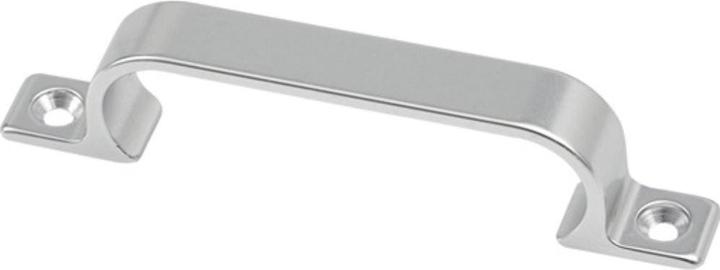Hermeta Poignée Saillie 21 mm Longueur 112 mm Largeur 14 mm Aluminium anodisé argent Nombre de trous 2