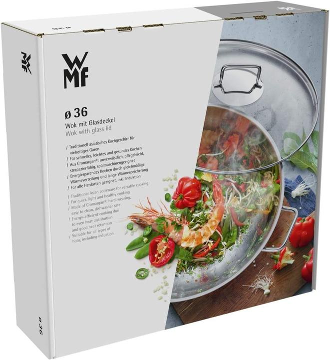 Produktbild WMF 07.9356.6040 (36 cm, Wok Pfanne, Edelstahl)