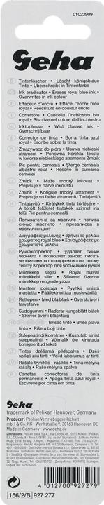 Immagine prodotto Geha Gomma da cancellare 259/2/B assortiti