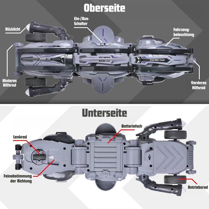 Produktbild Hermex RC Stunt Car Ferngesteuertes Auto Stunt-Auto Rennauto Spielzeugauto