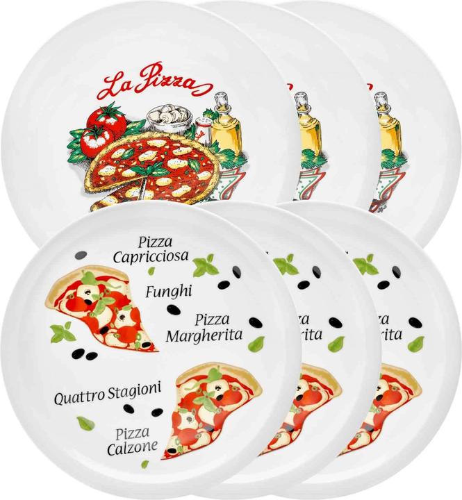 Bormioli Rocco Napoli & Margherita Pizzateller (6 x, 30.50 cm)