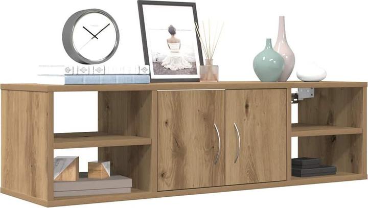 Produktbild VidaXL Wandschrank Artisan-Eiche 102x30x29 cm Holzwerkstoff (102 x 30 x 29 cm)