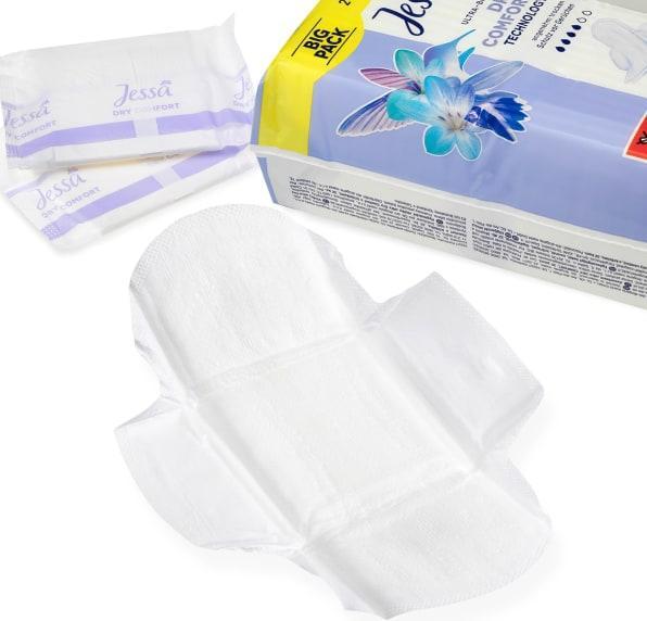 Produktbild dm Jessa Ultra-Binden Dry Comfort (32x)