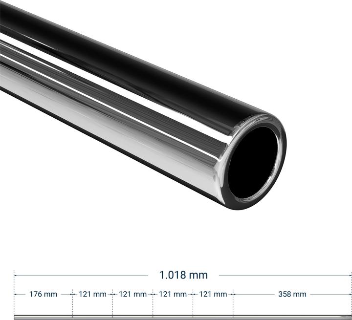 Actual product image Sportime Foosball bar Hurricane, 16 mm