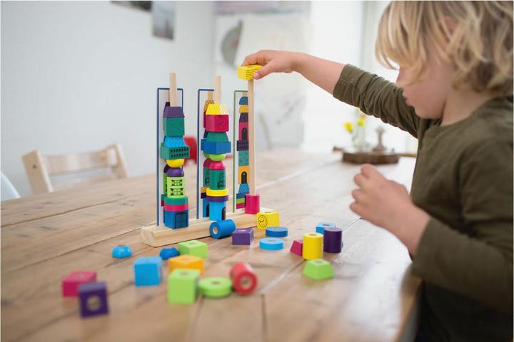 Actual product image BS Wooden stacking towers