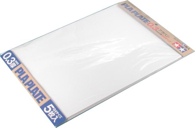 Actual product image Tamiya Plastic sheets 0,3mm B4