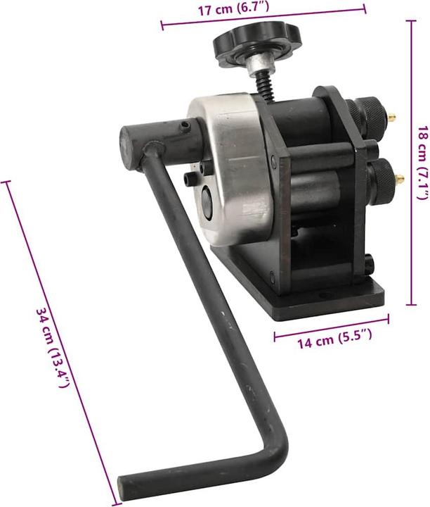 Image du produit vidaXL Biegemaschinen (25 mm)