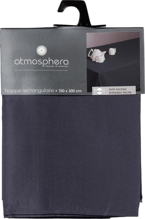 Produktbild Atmosphera Tablecloth 103902L, dark grey, 300 cm x 150 cm
