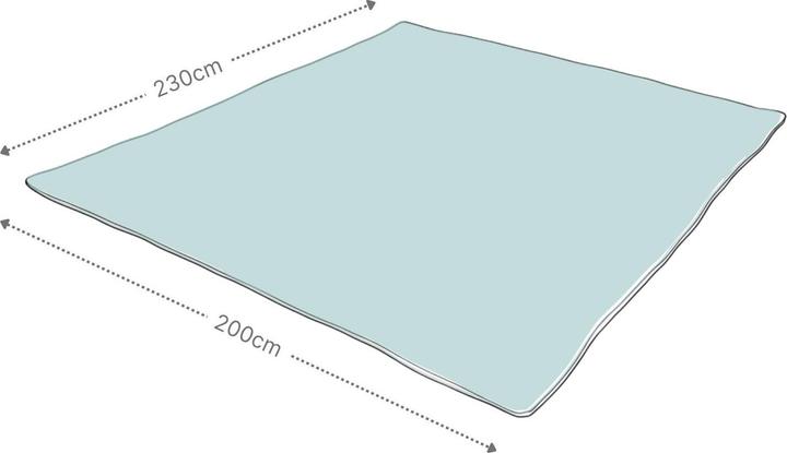 Produktbild Hermex Seersucker-Decke (230 x 200 cm)