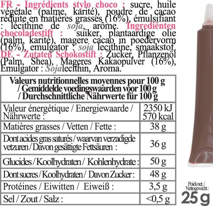 Actual product image ScrapCooking Stift mit Schokoladengeschmack, schokolade, 25g (1 pcs.)