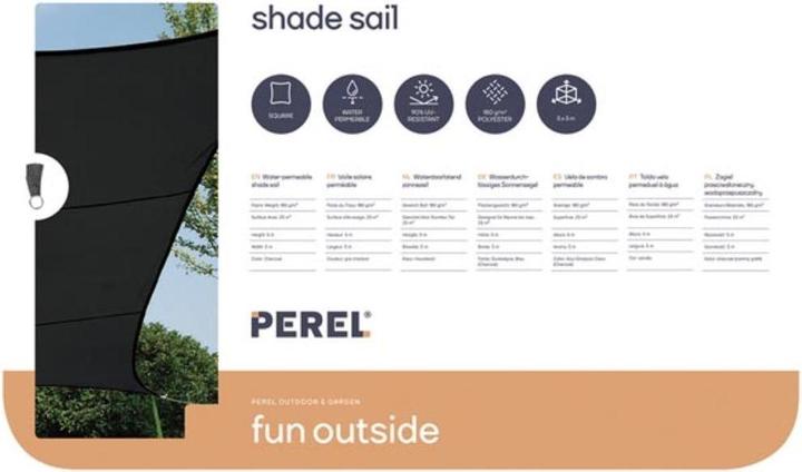 Immagine prodotto Perel Tenda quattro permeabile all'acqua (500 x 500 x 500 x 500 cm)