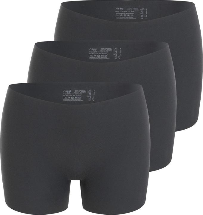 Sloggi Pack de 3 Zero Feel 2.0 Cyclist Panty (XXL, Lot de 3)