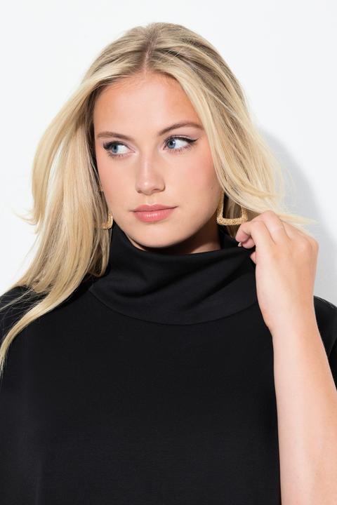 Produktbild Ulla Popken Sweat-Poncho, oversized, Stehkragen, Halbarm (42, 44, 46, 48)