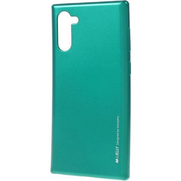 Thumbnail - Goospery iJelly Metal Series (Samsung Galaxy Note 10), Smartphone Hülle, Grün