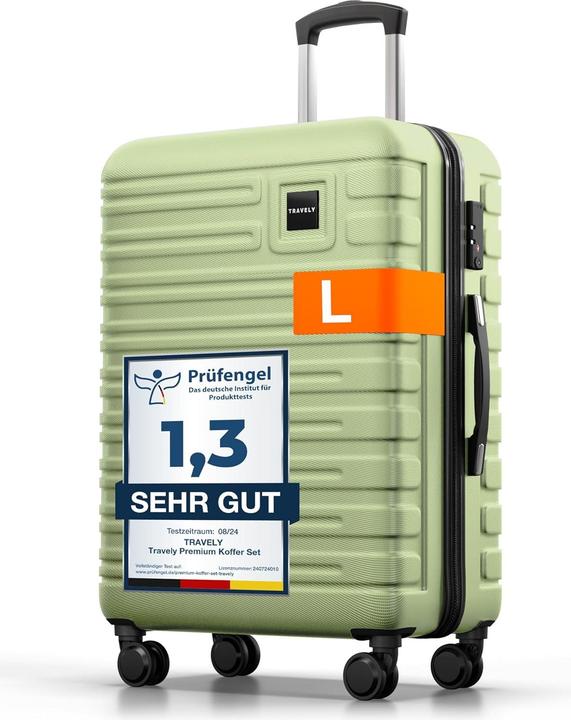 Actual product image Travely Grosser Hartschalenkoffer aus Polycarbonat (60 l)