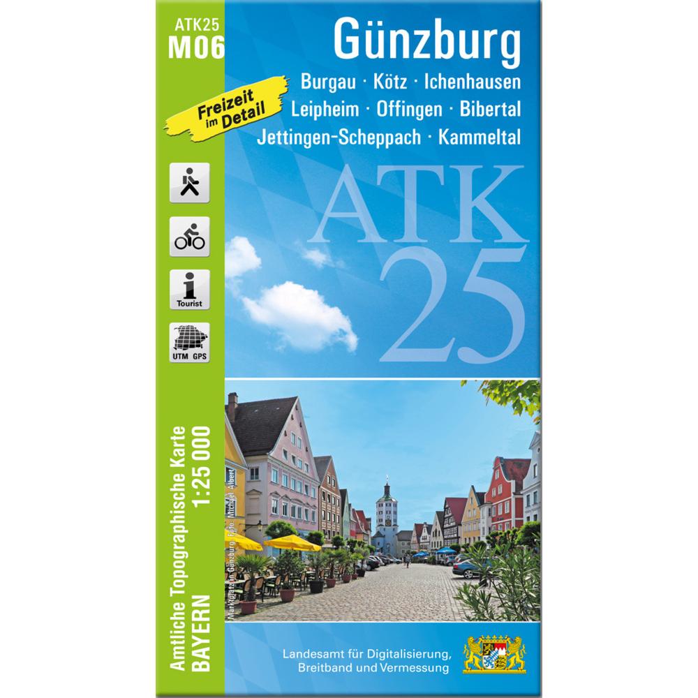 ATK25-M06 Günzburg (Amtliche Topographi, Landkarte