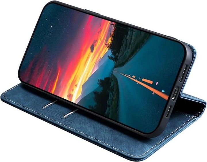 Produktbild Cover-Discount Sony Xperia 5 V - Hülle mit RFID Blocker blau (Sony Xperia 5 V)