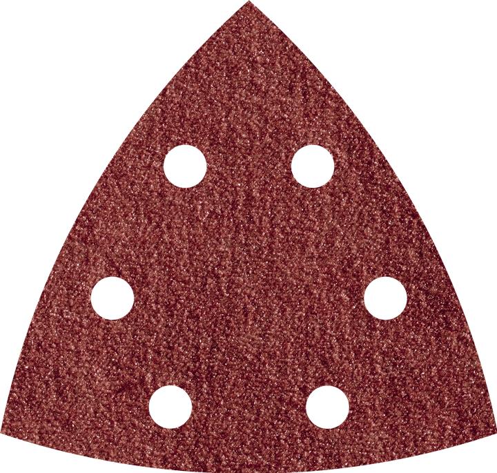Actual product image wolfcraft 5 Adhesive sanding sheets Aluminium oxide K240 Delta 95mm (240)