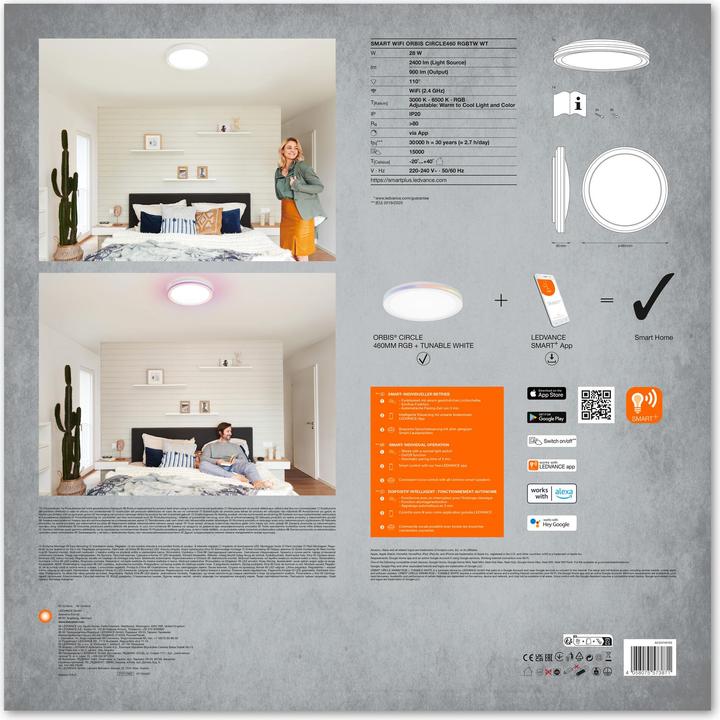 Produktbild Ledvance Smart+ Orbis Ceiling (900 lm)