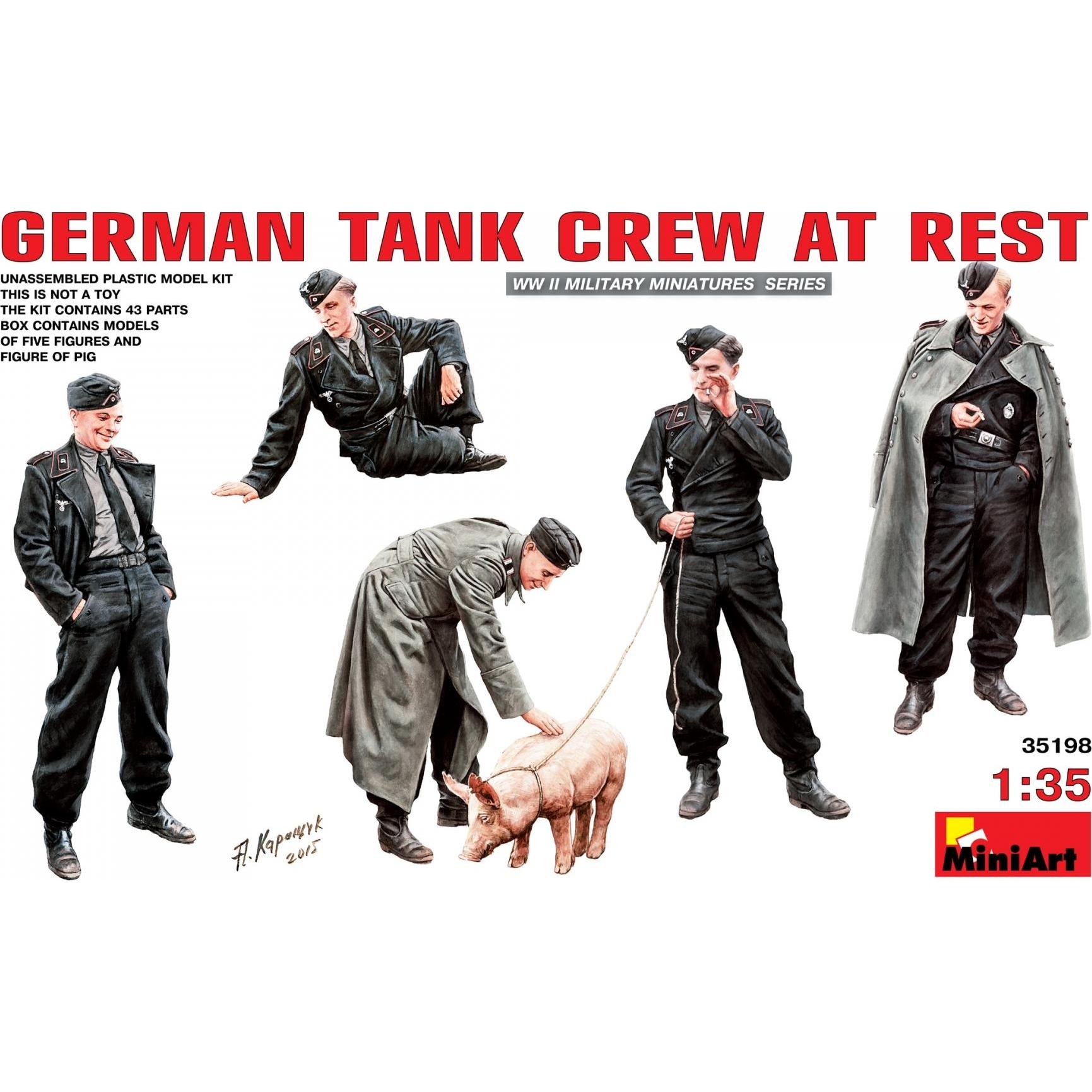 Mini art German Tank Crew at Rest