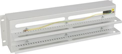 Image du produit Lanberg Panneau de distribution de tension 3U 19 pouces avec rail DIN ts-35, gris