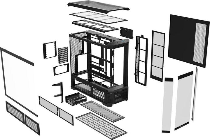 Immagine prodotto Thermaltake "View 600 TG Black" (ATX, Micro ATX (mATX), Mini-ITX)