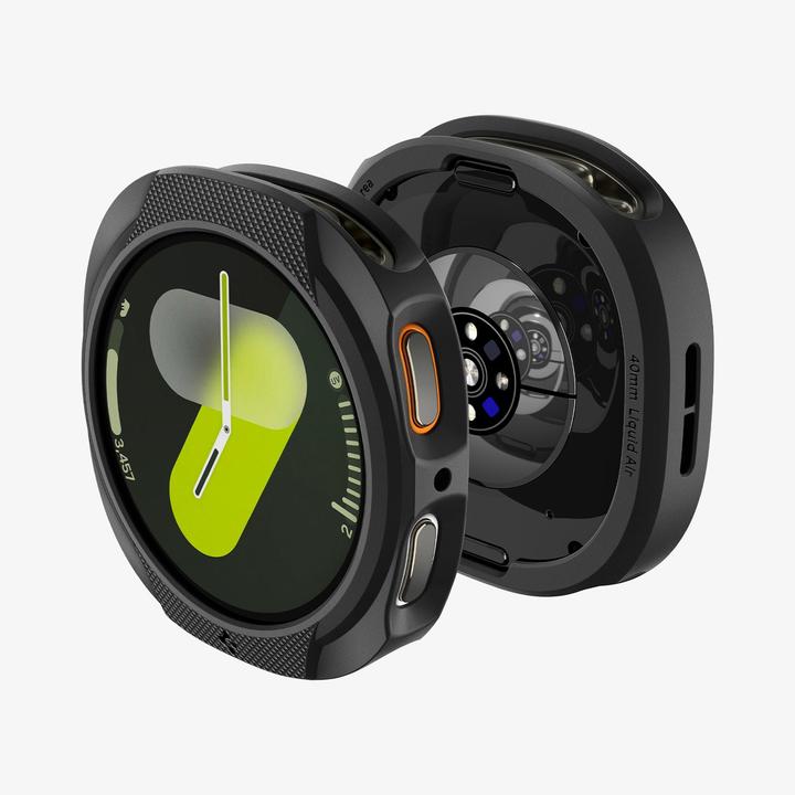 Actual product image Spigen - Liquid Air - Samsung Galaxy Watch8 44mm - Matte Black
