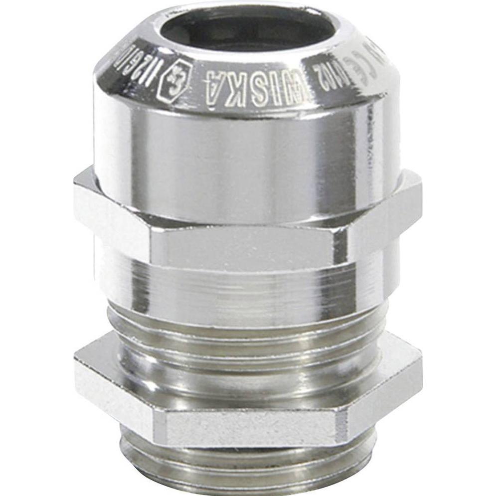 Wiska, Kabelverbindung, 10065047 Kabelverschraubung ATEX M63 Messing Messing 10 St.