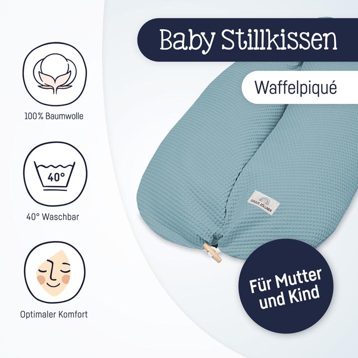 Actual product image Julius Zöllner Nursing pillow Nappi with button (70 cm)