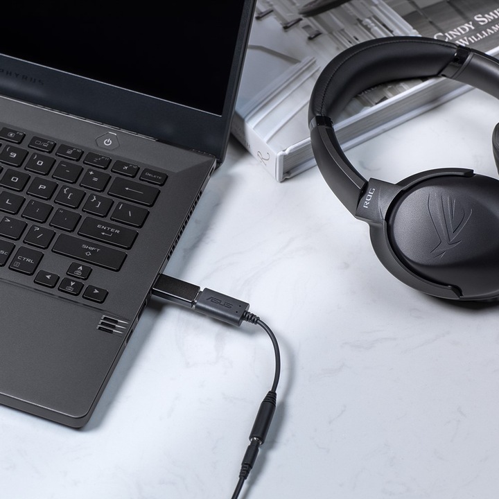 Actual product image ASUS AI Noise-Canceling Mic Adapter