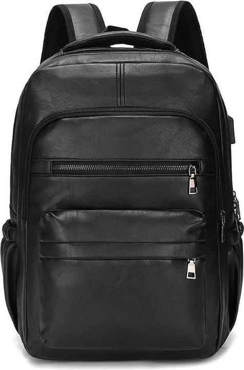 Only-Bags.Store Schulterrucksack, PU-Leder Studentenrucksack, Reiserucksack, multifunktionaler wasserdichter