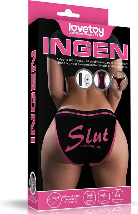 Produktbild Lovetoy Bedrucktes vibrierendes sexy Höschen