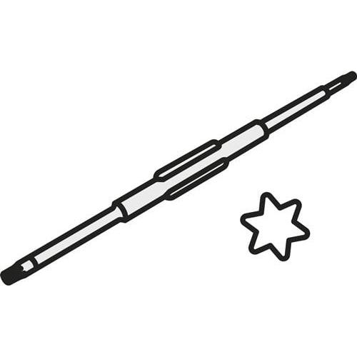 Pramet, Chiave a bussola, Torx-Klinge ISO D-T8 Bruttogewicht 16,6g