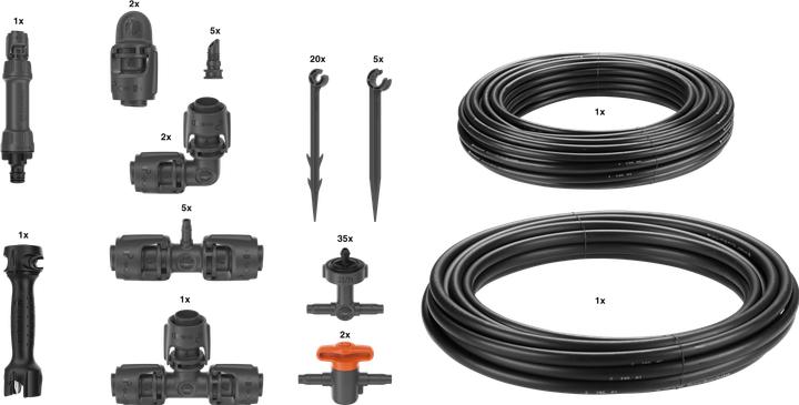 Image du produit Gardena Kit système Micro-Drip pour plate-bande/parterre surélevé (Kit d'irrigation goutte à goutte)